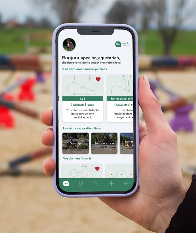 visuel application appaloo equestrian equitation